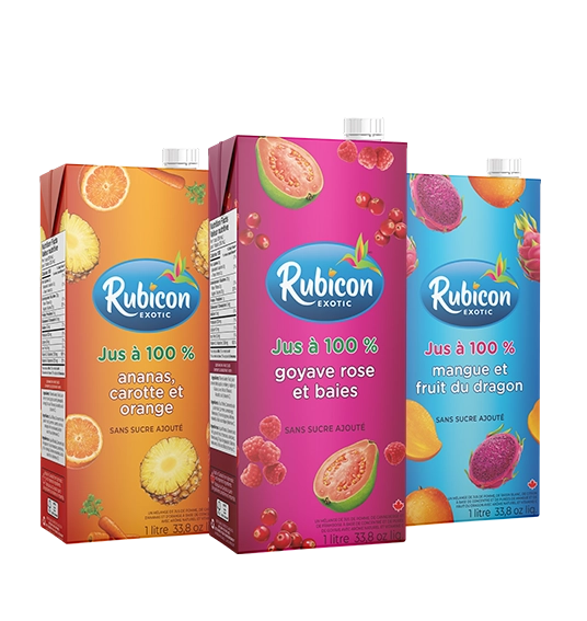 Mélanges de jus à 100 %
